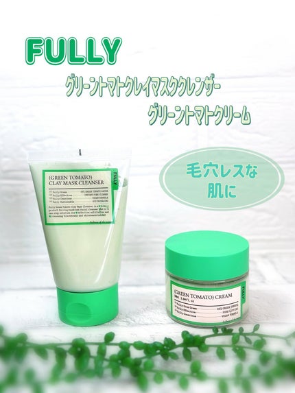 グリーントマトクレイマスククレンザー/FULLY/洗い流すパック・マスクを使ったクチコミ(1枚目)