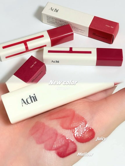 Dewy Tint/A.chi/リップティントを使ったクチコミ(4枚目)