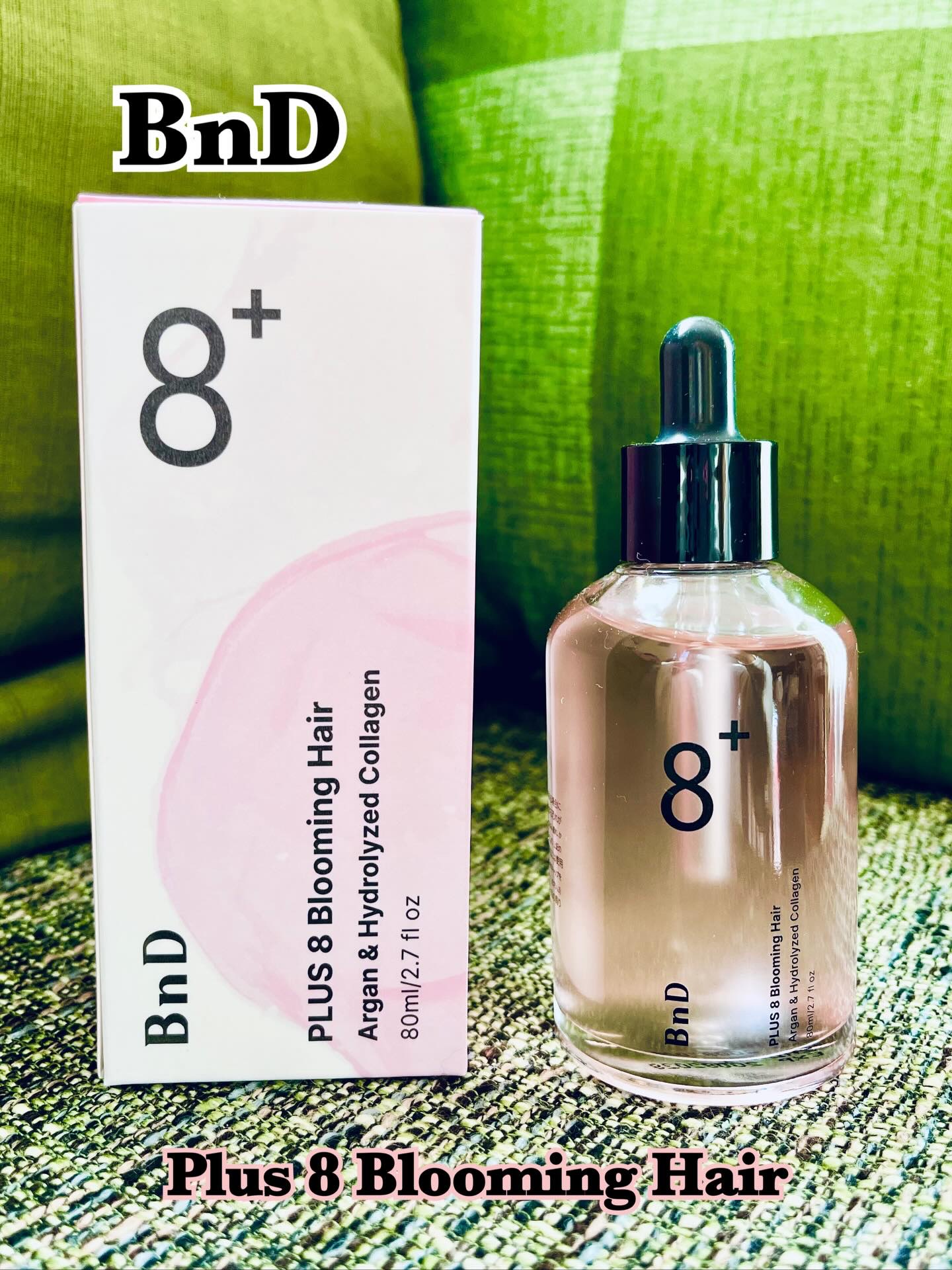 8+ブルーミングヘアオイル　ナチュラルフローラルの香り/BnD/ヘアオイルを使ったクチコミ（1枚目）
