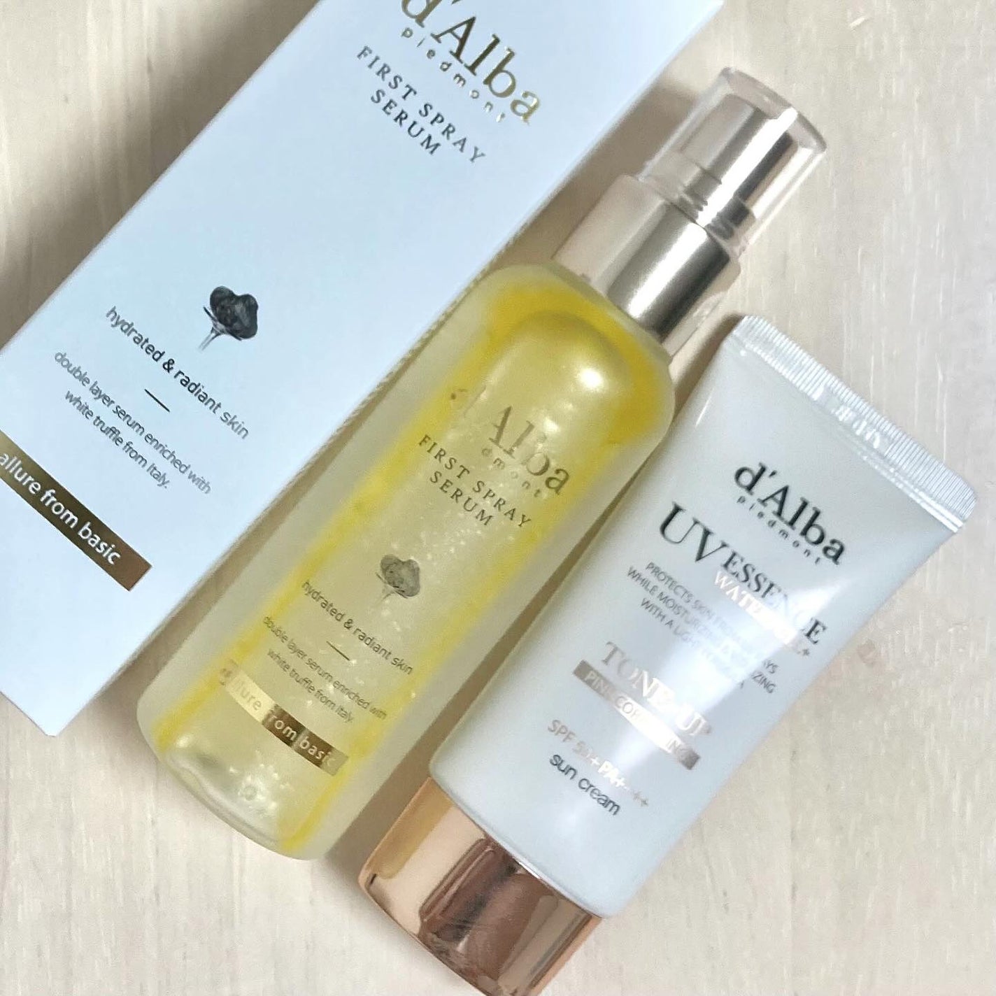 ダルバ ホワイトトリュフファーストスプレーセラム/ダルバ/ミスト状化粧水を使ったクチコミ(1枚目)