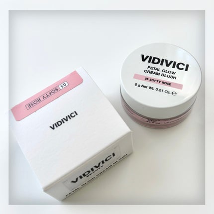ペタルグロウクリームチーク/VIDIVICI/ジェル・クリームチークを使ったクチコミ(1枚目)