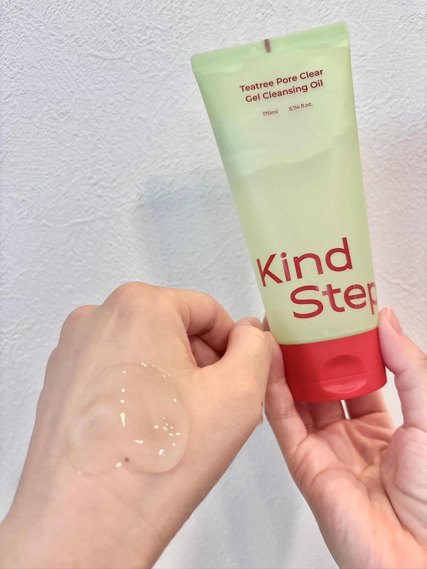 ティーツリージェルクレンジングオイル/KindStep/クレンジングジェルを使ったクチコミ(4枚目)