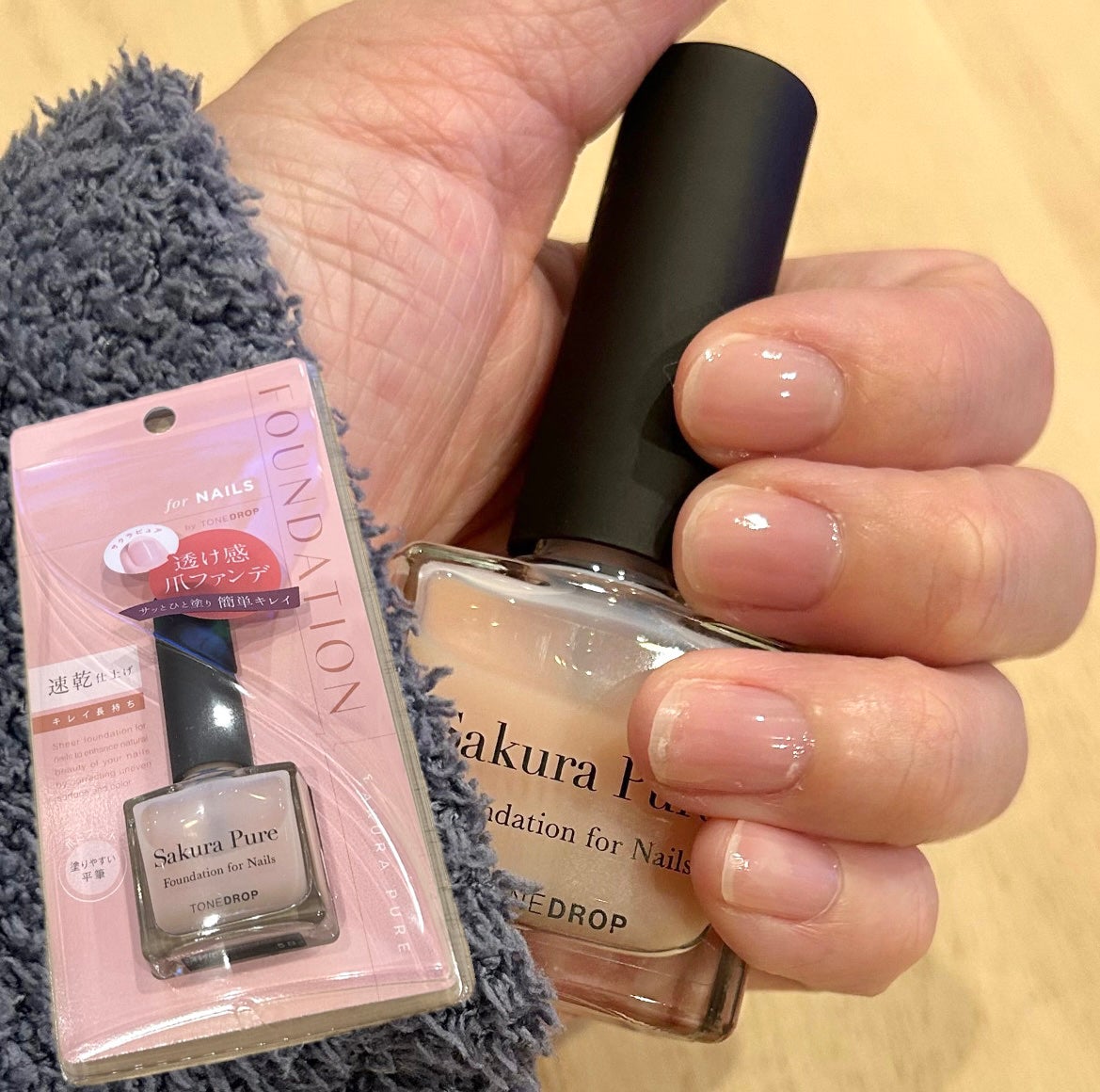 ファンデーション for Nails by トーンドロップ/D-UP/マニキュアを使ったクチコミ(1枚目)