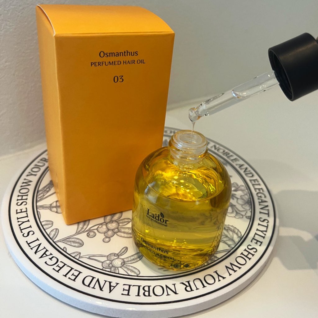 パフュームヘアオイル オスマンサス/La'dor/ヘアオイルを使ったクチコミ(2枚目)