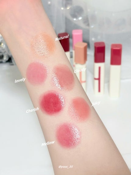 Dewy Tint/A.chi/リップティントを使ったクチコミ(3枚目)