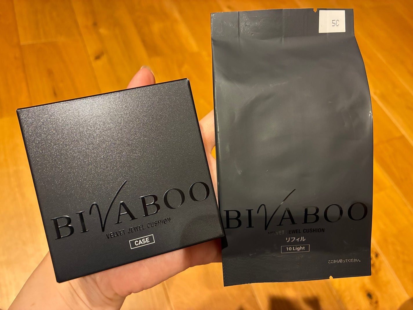 ベルベットジュエルクッション/BIVABOO/クッションファンデーションを使ったクチコミ(2枚目)