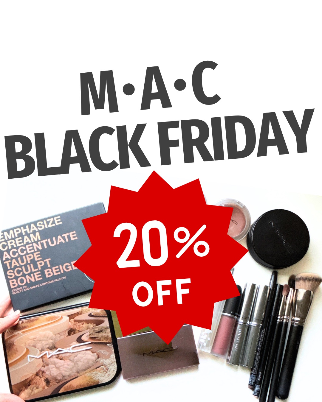 楽天のM･A･C公式ショップで
ブラックフライデーやってるよー！

期間は
11/20から11/27 1:59まで🎉