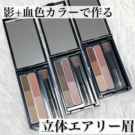 Lina♡フォロバ on LIPS 「血色ニュアンスを仕込むパウダーアイブロウで垢抜け眉メイク✨デザ..」(1枚目)