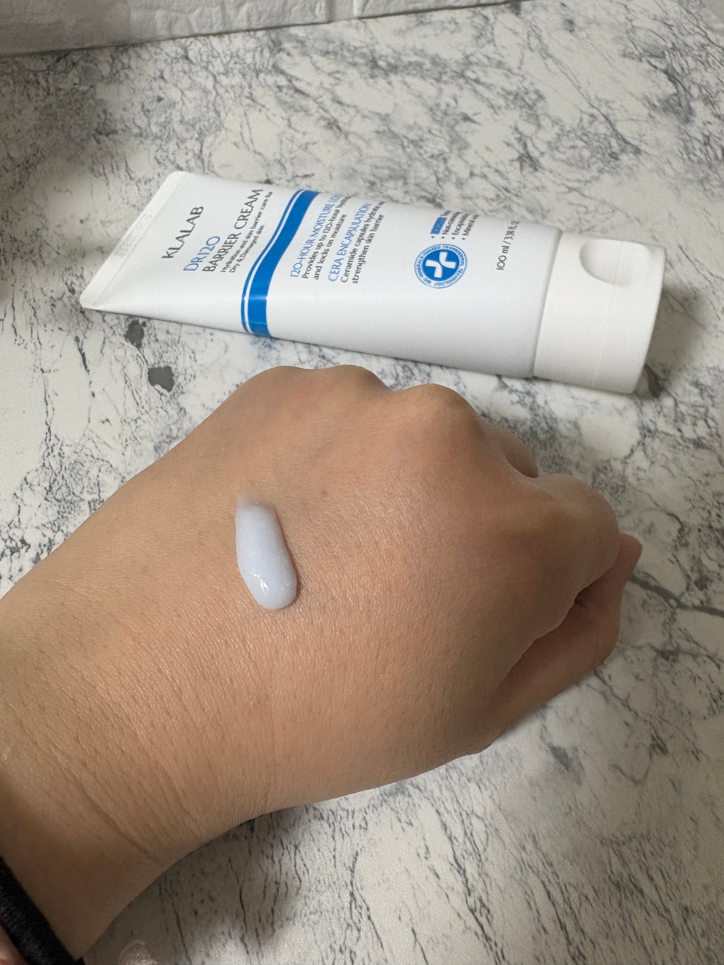 ディーアール120 バリアクリーム/KLALAB/フェイスクリームを使ったクチコミ(4枚目)