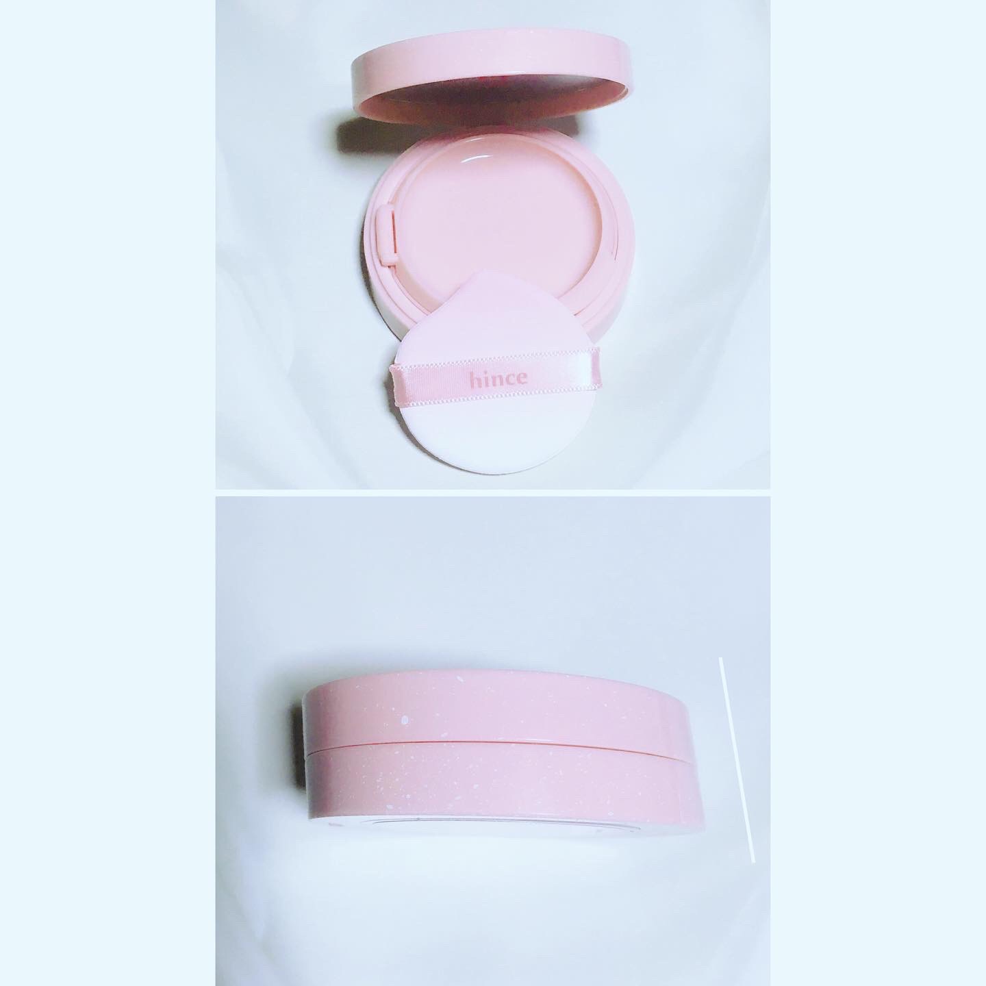 カバーマスターピンククッション/hince/クッションファンデーションを使ったクチコミ（2枚目）