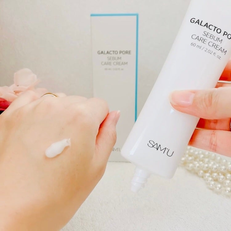 サミュ ガラクトポア セバムケアクリーム/SAM'U/フェイスクリームを使ったクチコミ(1枚目)