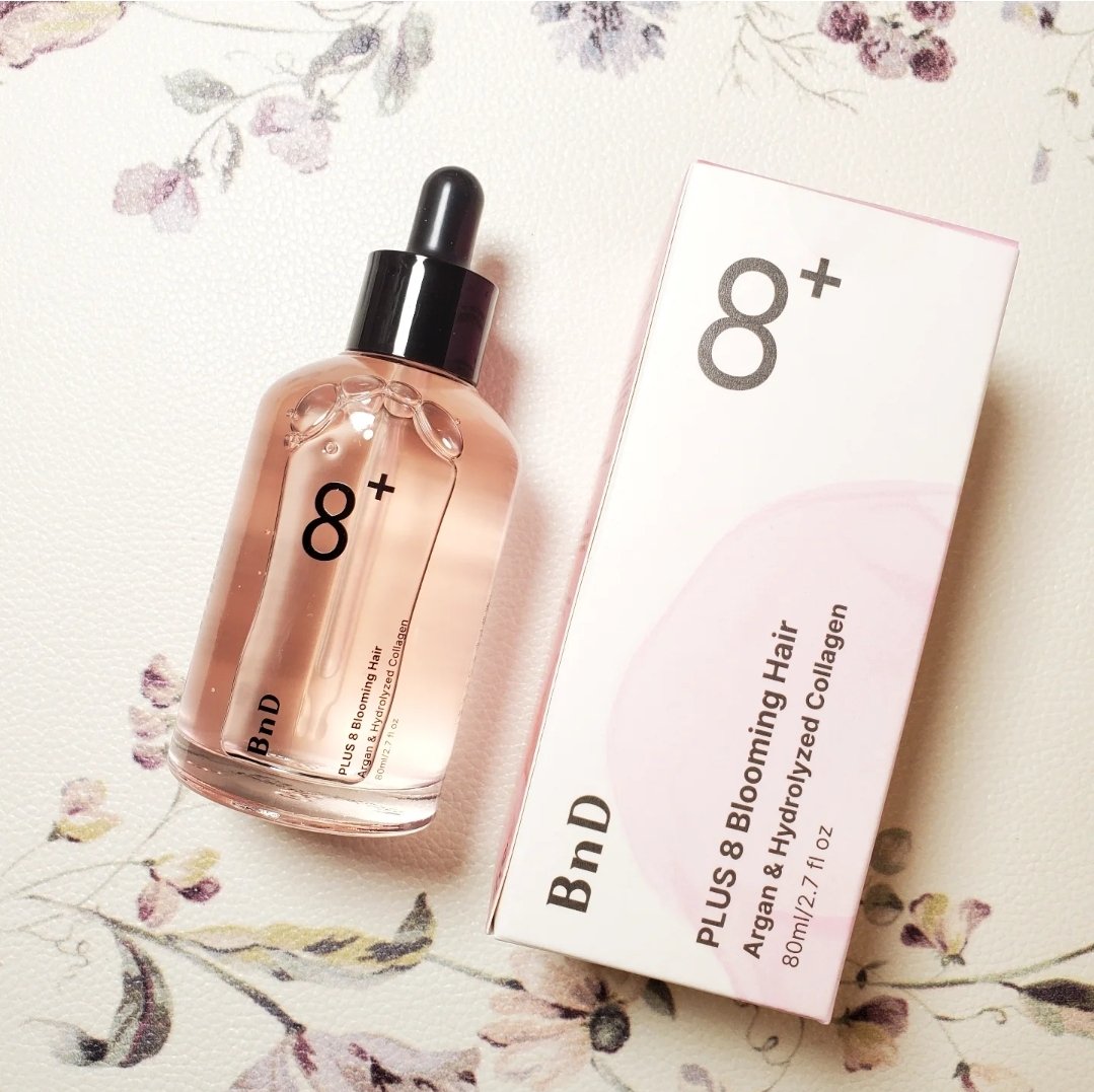 8+ブルーミングヘアオイル　ナチュラルフローラルの香り/BnD/ヘアオイルを使ったクチコミ（1枚目）