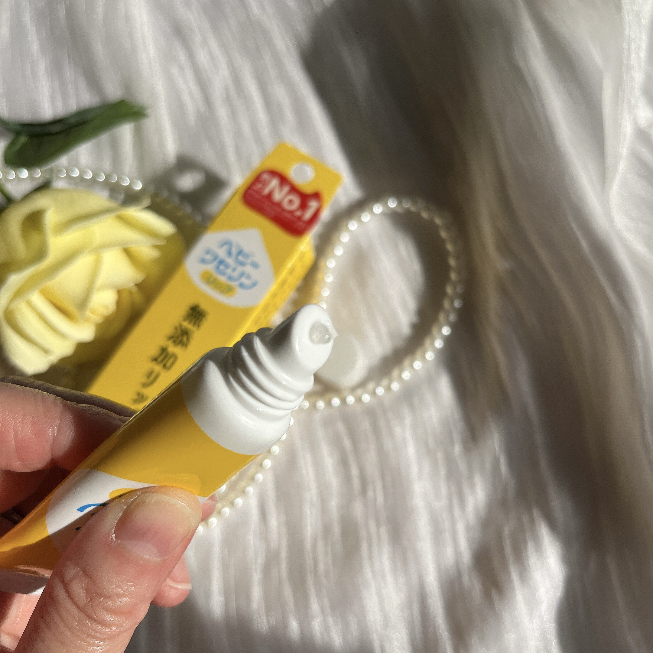 ベビーワセリンリップ/健栄製薬/リップクリームを使ったクチコミ（3枚目）