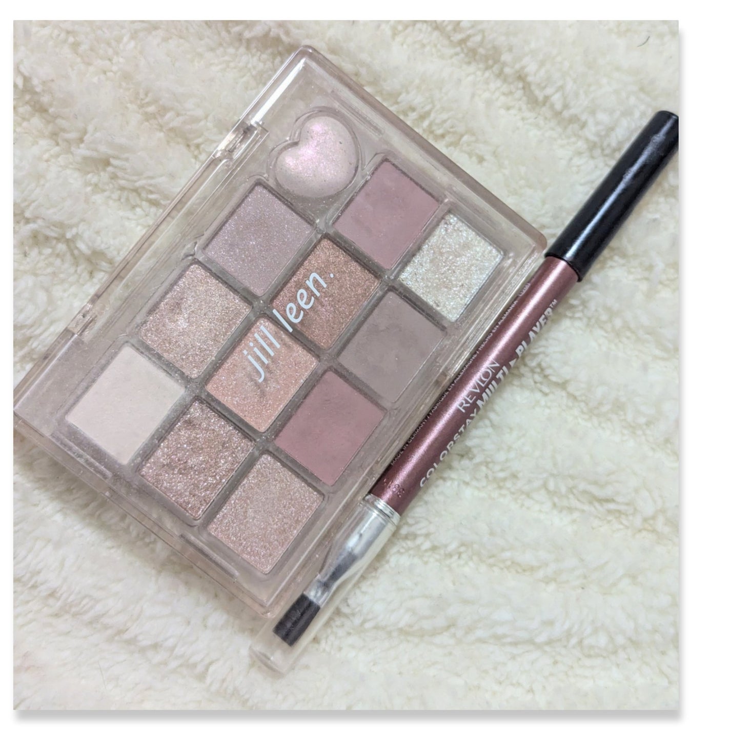 シャイニング12色ミニアイシャドウパレット/jill leen./アイシャドウパレットを使ったクチコミ(3枚目)