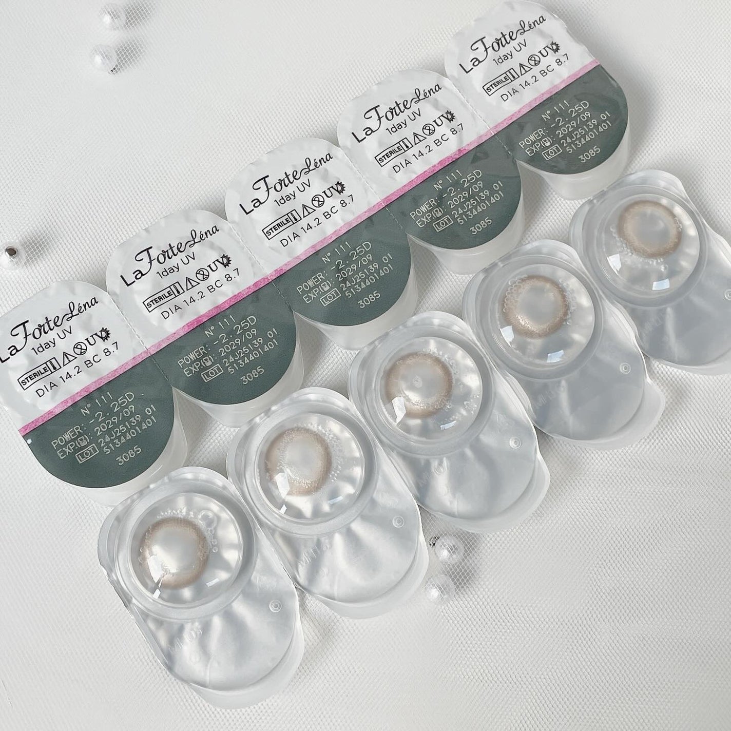 LaFORTE Lena 1day UV/LaFORTE/ワンデー(1DAY)カラコンを使ったクチコミ(2枚目)