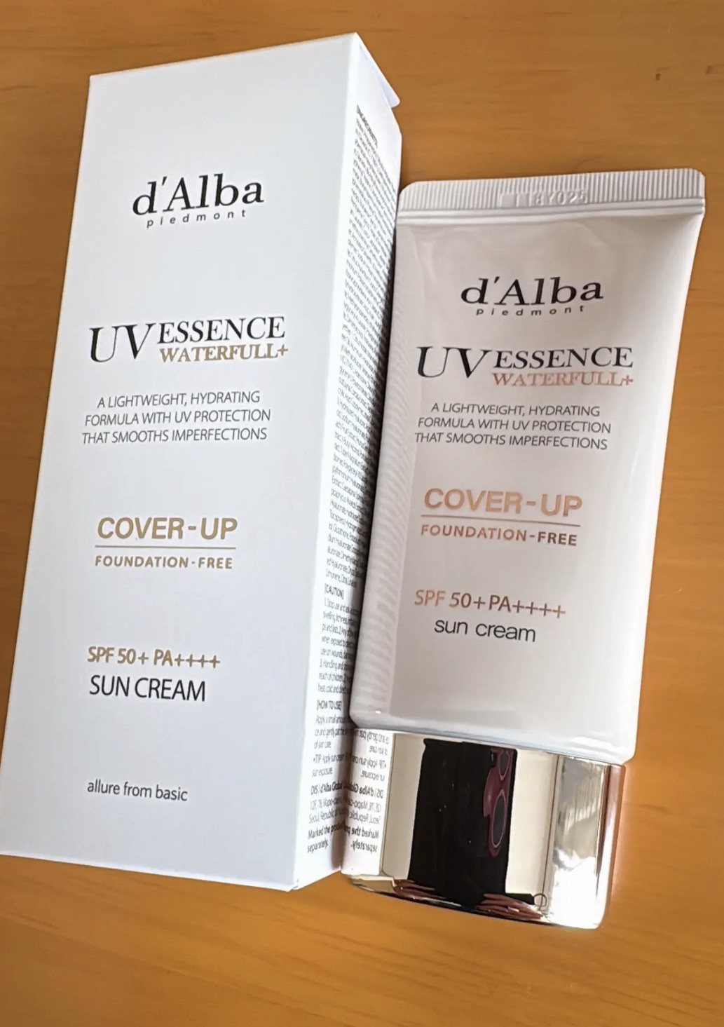 ウォータフルトーンアップサンクリーム（カバーベージュ）/ダルバ/日焼け止め・UVケアを使ったクチコミ（1枚目）