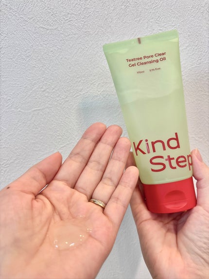 ティーツリージェルクレンジングオイル/KindStep/クレンジングジェルを使ったクチコミ(3枚目)