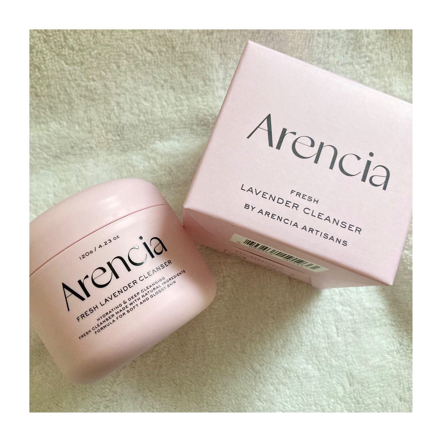 アレンシア フレッシュもちソープ　ラベンダーのクチコミ「𖤐´-

Arencia
FRESH LAVENDER CLEANSER
内容量 : 120g.....」（1枚目）