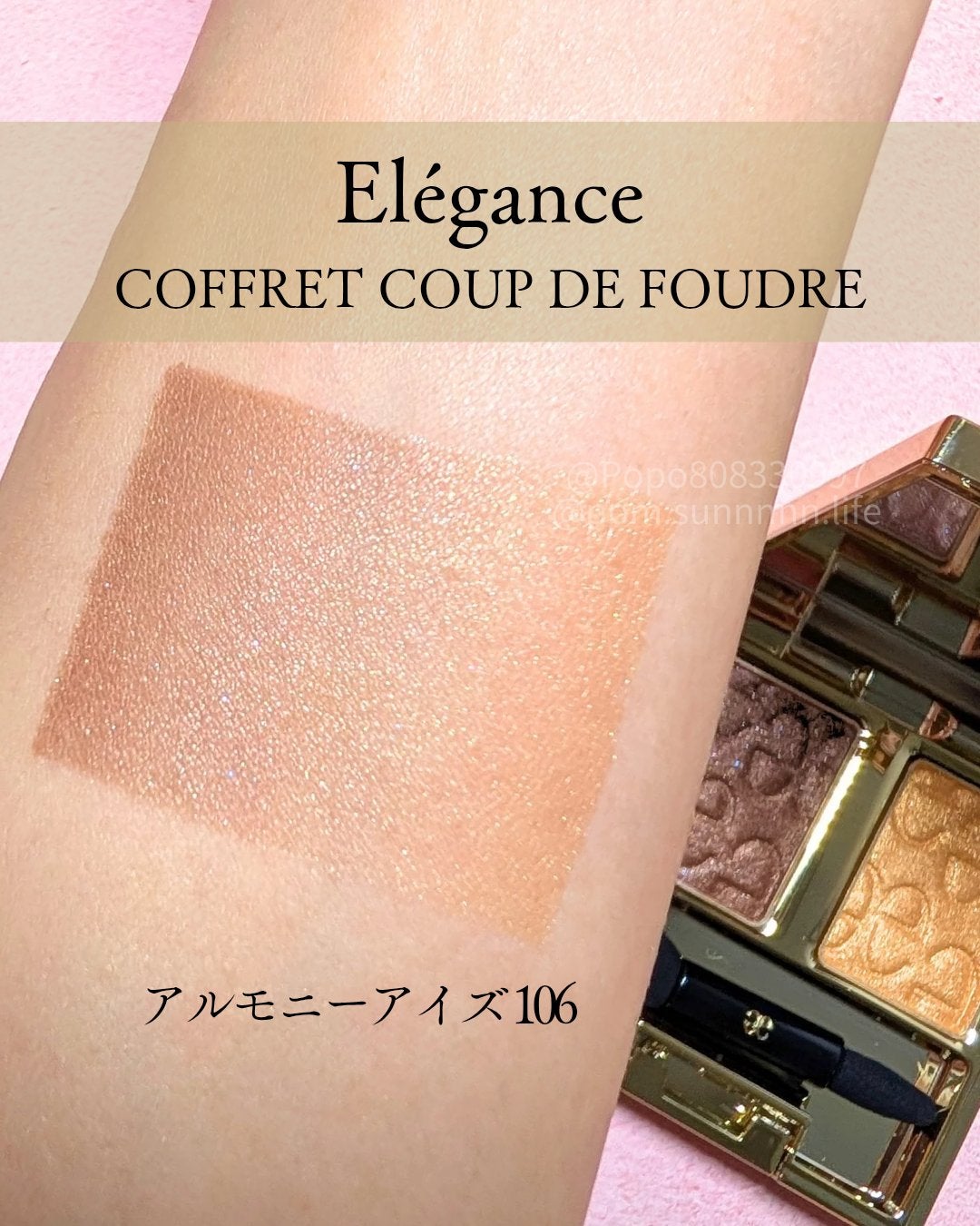 エレガンス コフレ クードゥフードル/エレガンス/メイクアップキットを使ったクチコミ(1枚目)