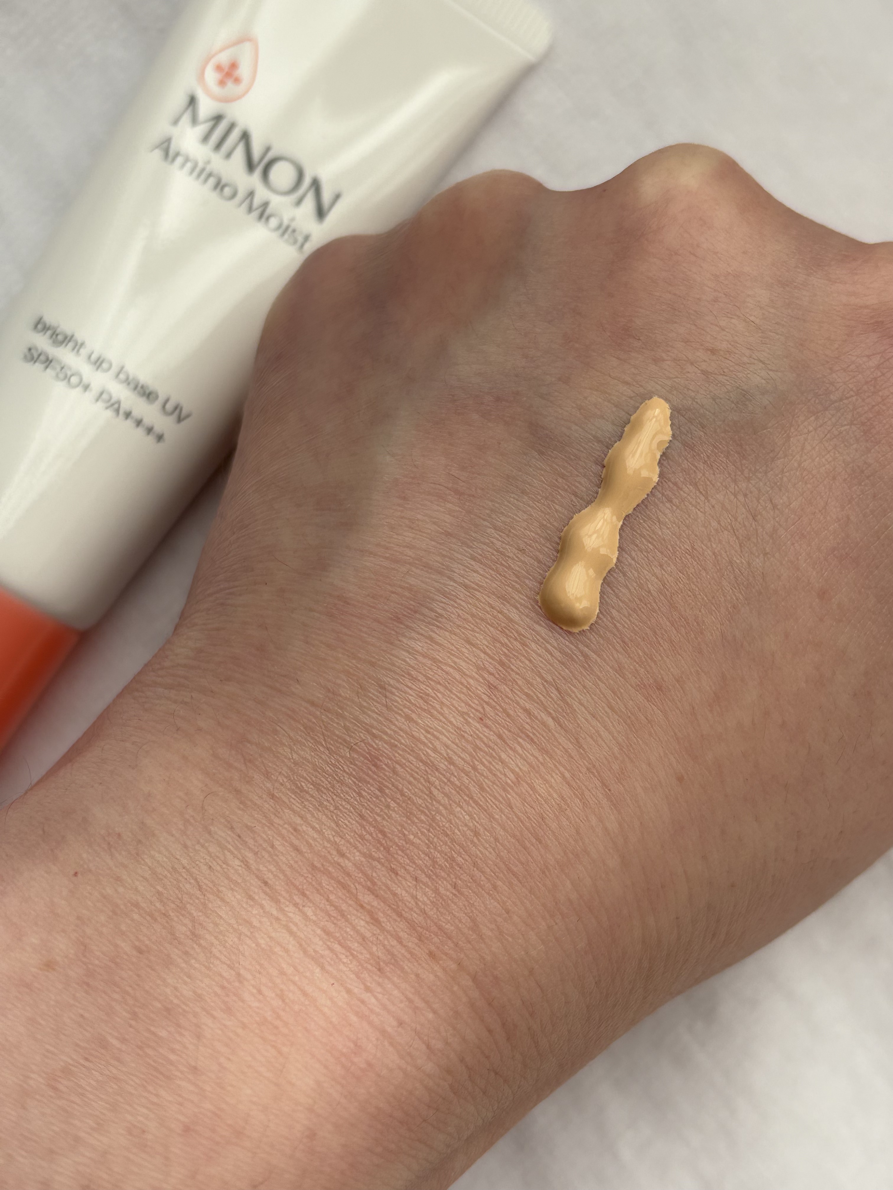 ミノン アミノモイスト ブライトアップベース UV/ミノン/日焼け止めクリームを使ったクチコミ（2枚目）