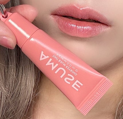 ケア/ティントバームキーリング/AMUSE/リップグロスを使ったクチコミ(2枚目)