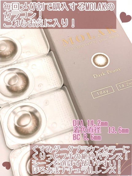 MOLAK 1day/MOLAK/ワンデー(1DAY)カラコンを使ったクチコミ(2枚目)