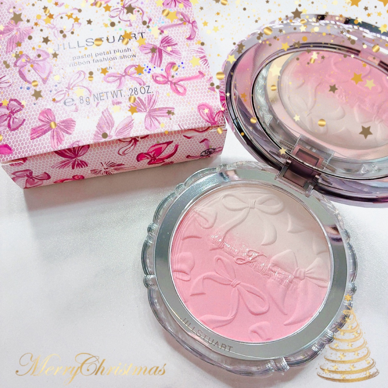 ジルスチュアート　パステルペタル ブラッシュ 106 ribbon party（限定色）/JILL STUART/パウダーチークを使ったクチコミ（1枚目）