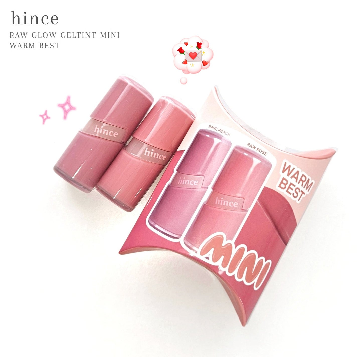 ロウグロウジェルティント/hince/リップティントを使ったクチコミ(2枚目)