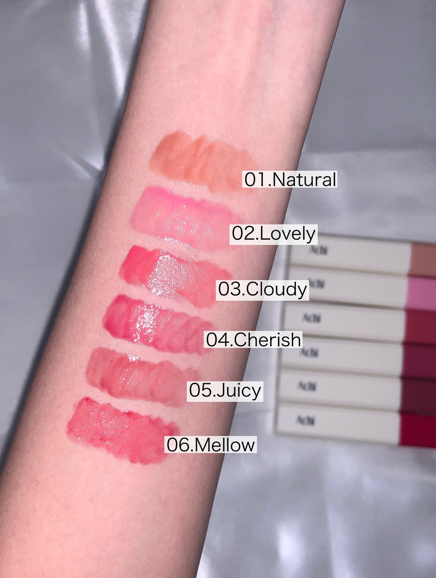 Dewy Tint/A.chi/リップティントを使ったクチコミ(2枚目)