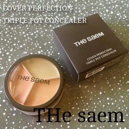カバーパーフェクション トリプル ポット コンシーラー/the SAEM/パレットコンシーラーを使ったクチコミ(1枚目)