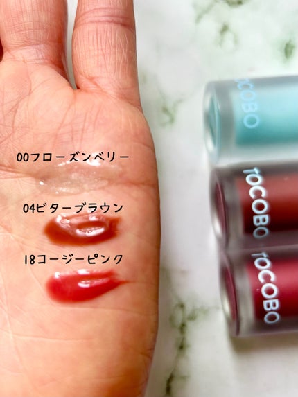 ジューシーベリープランピングリップオイル/TOCOBO/リップグロスを使ったクチコミ(4枚目)