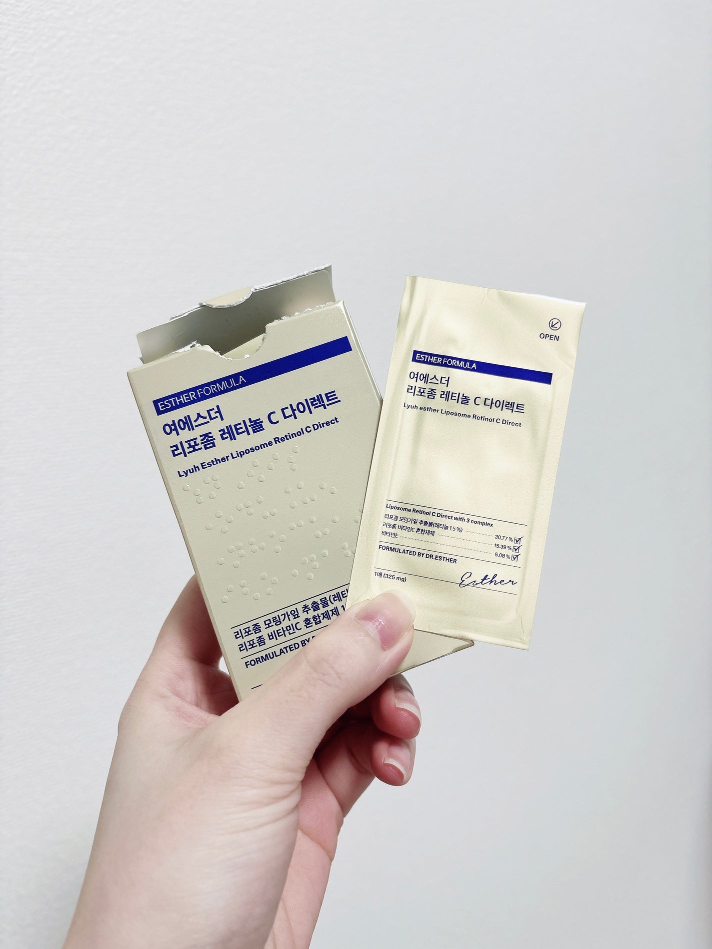 ヨエスターリポソームレチノールCダイレクトフィルム/ESTHER FORMULA/美容サプリメントを使ったクチコミ(1枚目)