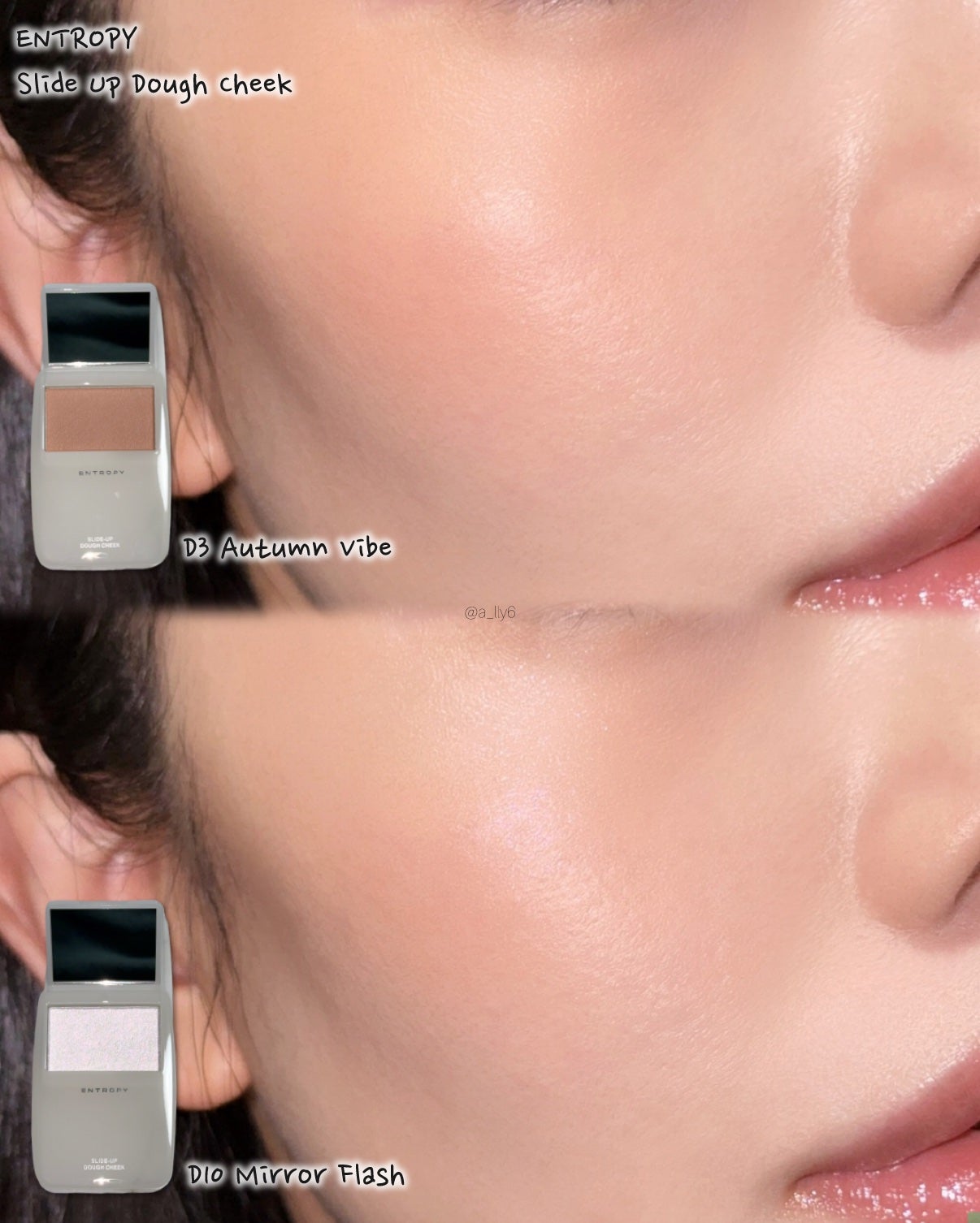 スライドアップドウチーク/ENTROPY/ジェル・クリームチークを使ったクチコミ(5枚目)