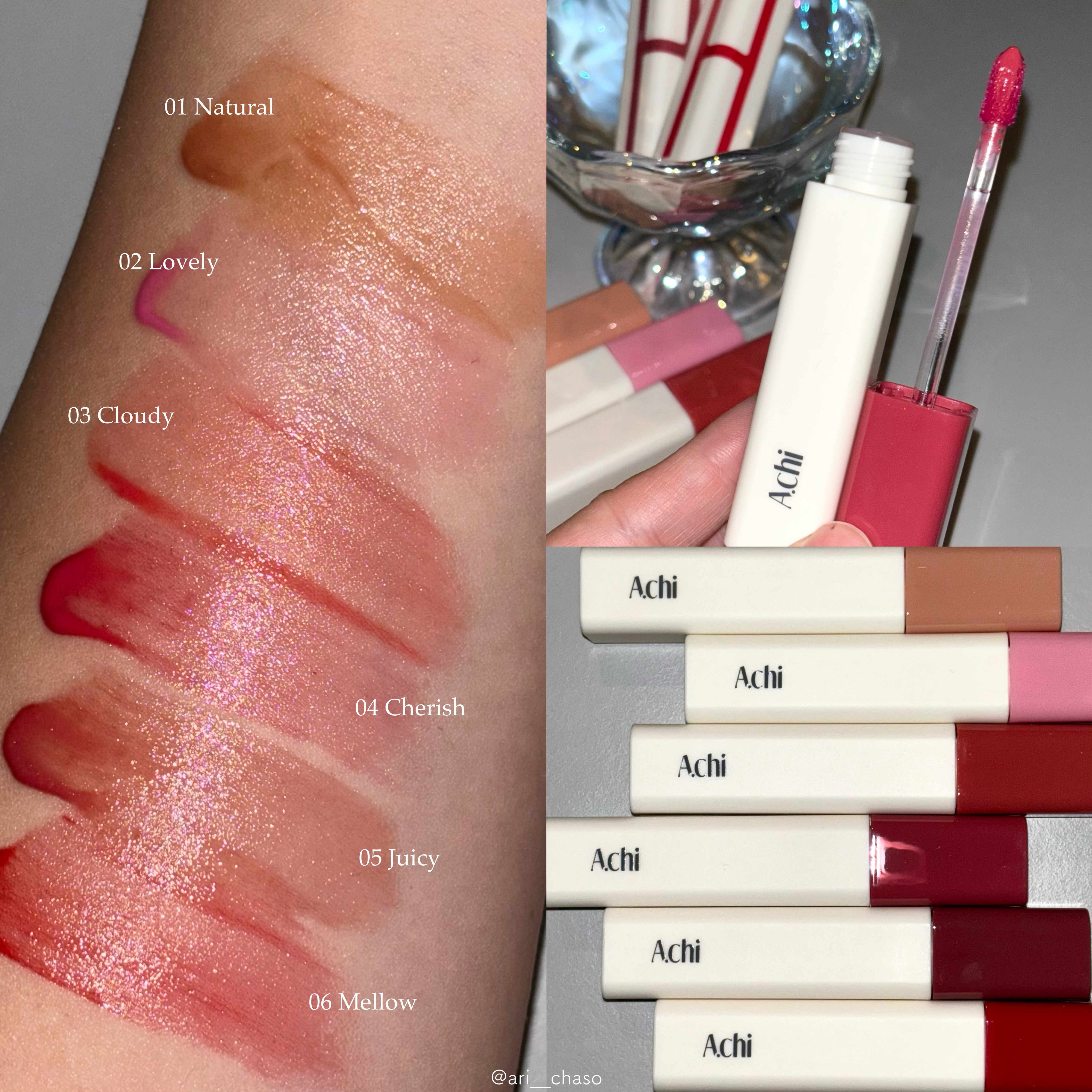 Dewy Tint/A.chi/リップティントを使ったクチコミ（2枚目）