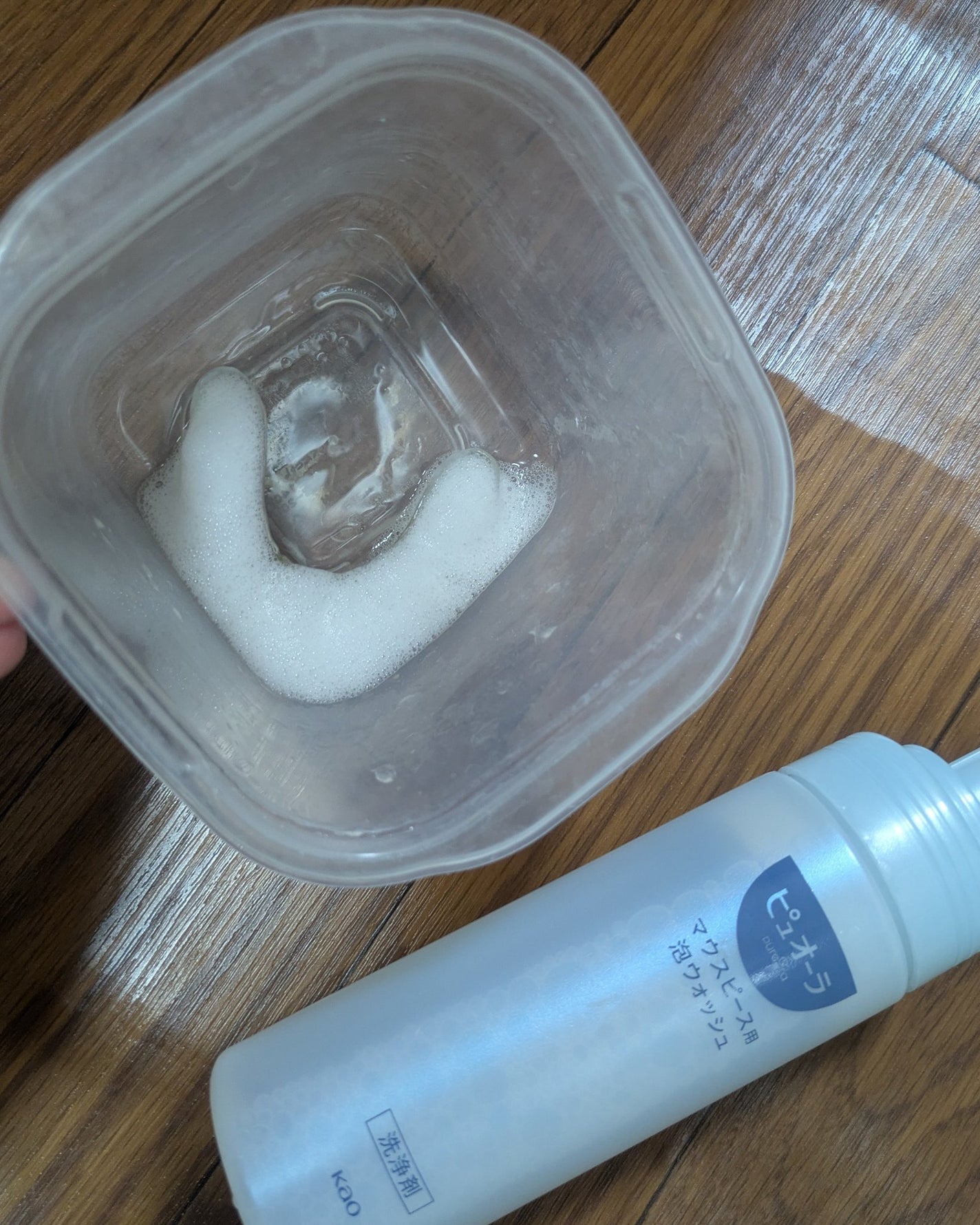 ピュオーラ マウスピース用泡ウォッシュ/ピュオーラ/その他オーラルケアを使ったクチコミ(2枚目)