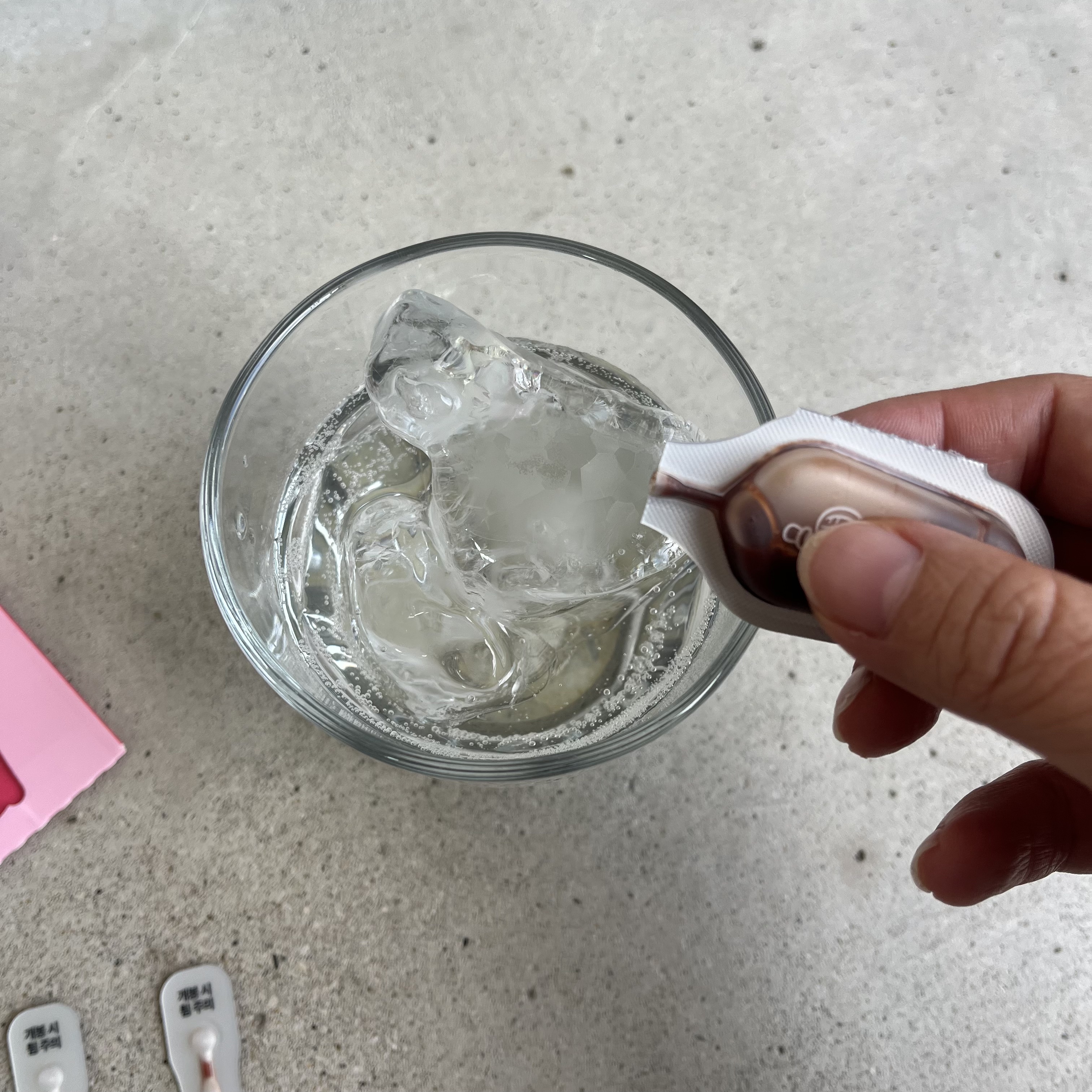 飲める美容ピンクDIYドリンク ピンクポーション ゼロカロリー・冬虫夏草/PINK POTION /美容ドリンクを使ったクチコミ（2枚目）