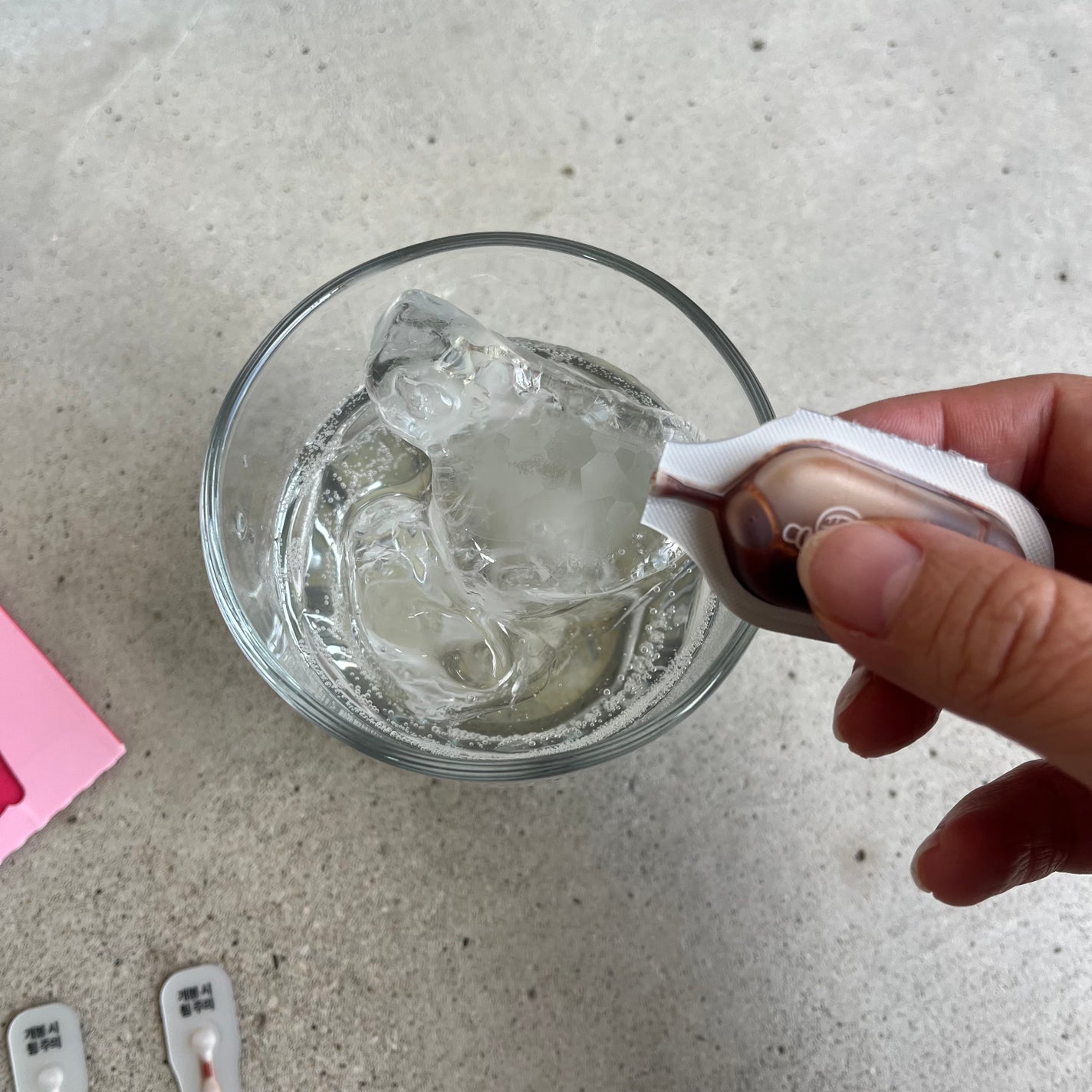 飲める美容ピンクDIYドリンク ピンクポーション ゼロカロリー・冬虫夏草/PINK POTION /美容ドリンクを使ったクチコミ(2枚目)