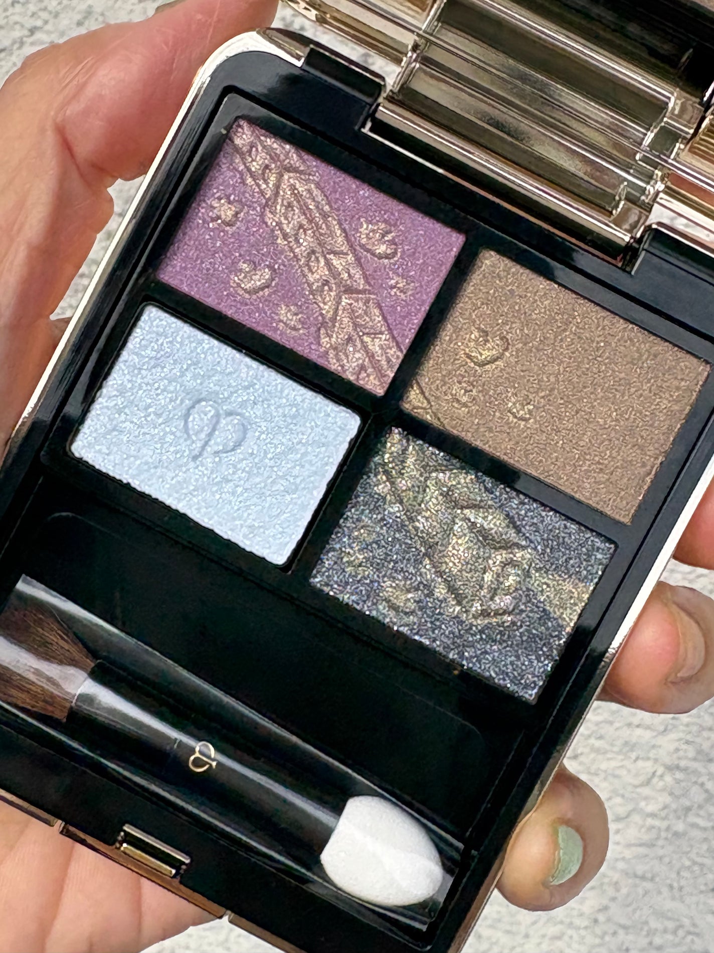 オンブルクルールクアドリ/クレ・ド・ポー ボーテ/アイシャドウパレットを使ったクチコミ(3枚目)