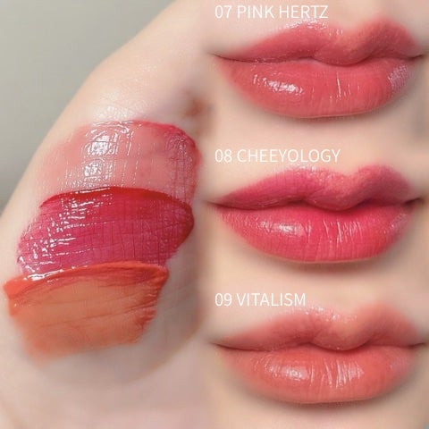 Dewy Syrup Tint/EITHER&/口紅を使ったクチコミ(2枚目)