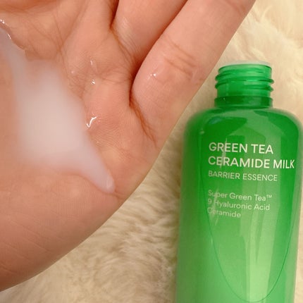 グリーンティー セラミド ミルク エッセンストナー/innisfree/化粧水を使ったクチコミ(2枚目)