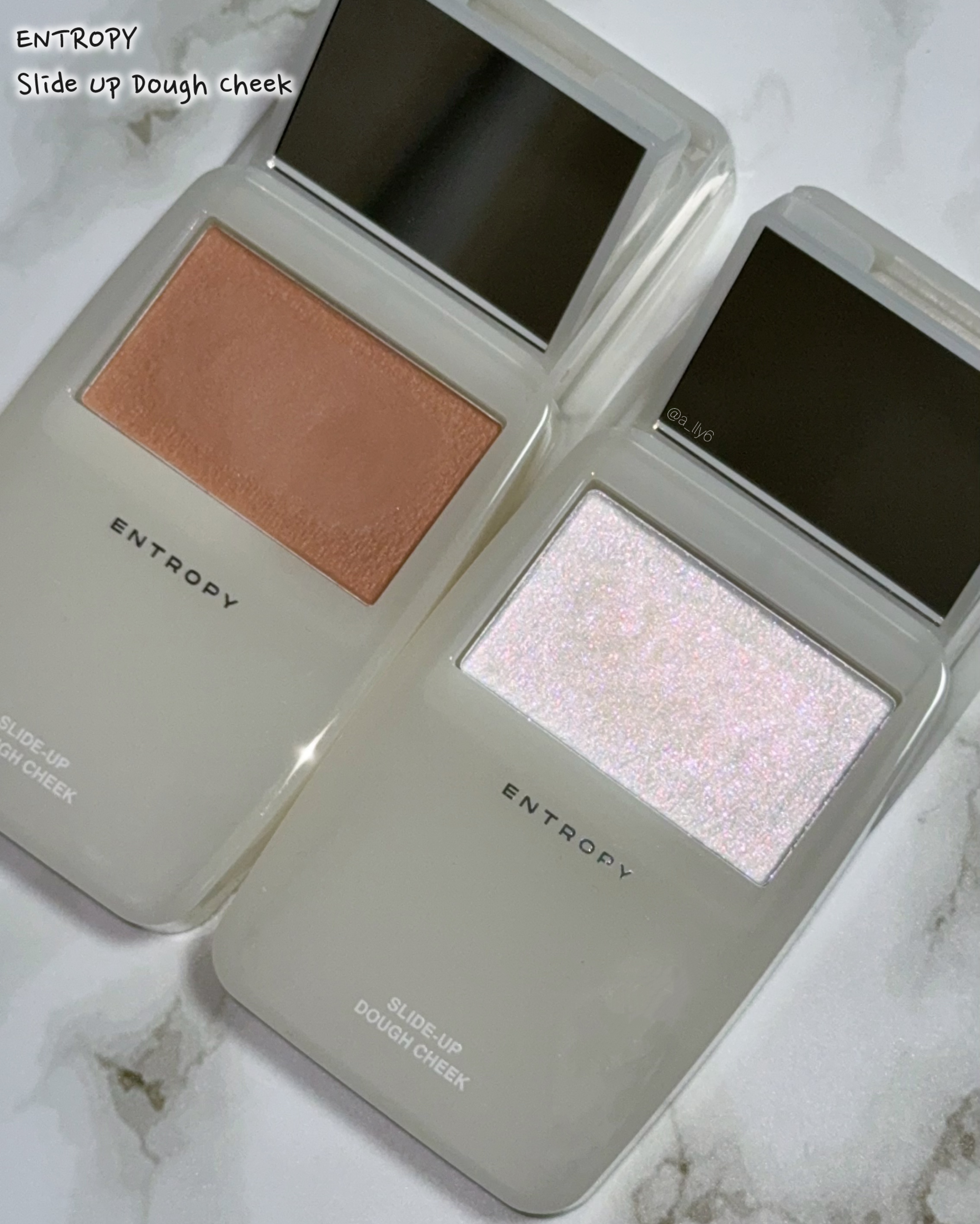スライドアップドウチーク/ENTROPY/ジェル・クリームチークを使ったクチコミ（2枚目）