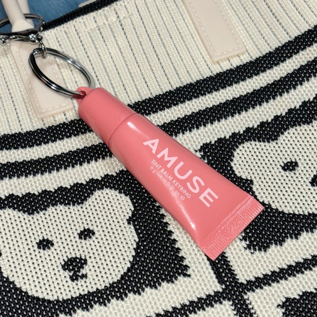 ケア/ティントバームキーリング/AMUSE/リップグロスを使ったクチコミ(1枚目)