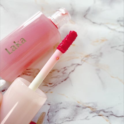 ポッピングバルーンティント/Laka/リップティントを使ったクチコミ(4枚目)