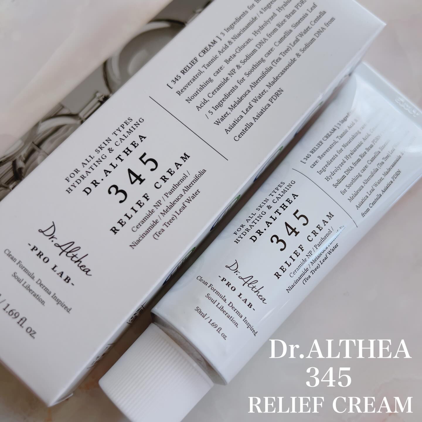 PDRNクリームで発光肌に🤍

Dr.ALTHEA
345 リリーフクリーム

PDRN配合処方で
ツボクサやお米などの天然由来成分を配合し、
肌にやさしくうるおいを与えてくれるクリーム✨

さらっと軽くなめらかなテクスチャー
重たくない