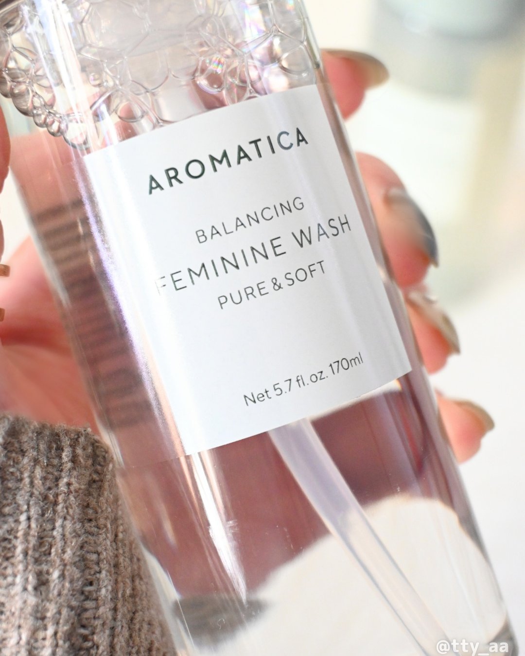 ピュア＆ソフトフェミニンウォッシュ /AROMATICA/デリケートゾーンケアを使ったクチコミ（3枚目）