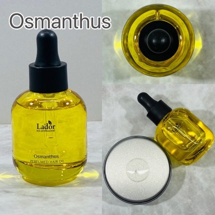 パフュームヘアオイル オスマンサス/La'dor/ヘアオイルを使ったクチコミ(2枚目)