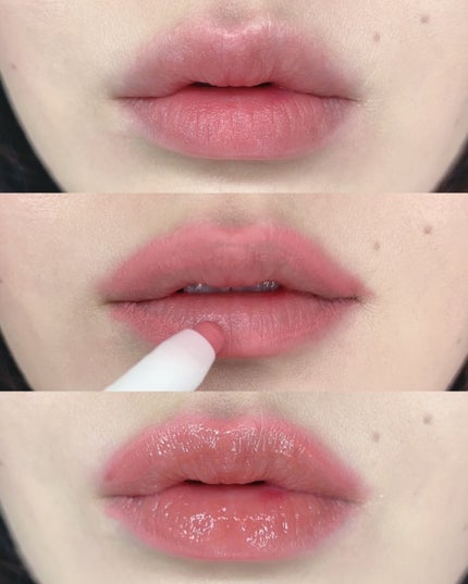 ドットオンムードワンウェイグロイティント 01 ベア・ヌード/Heart Percent/リップティントの画像