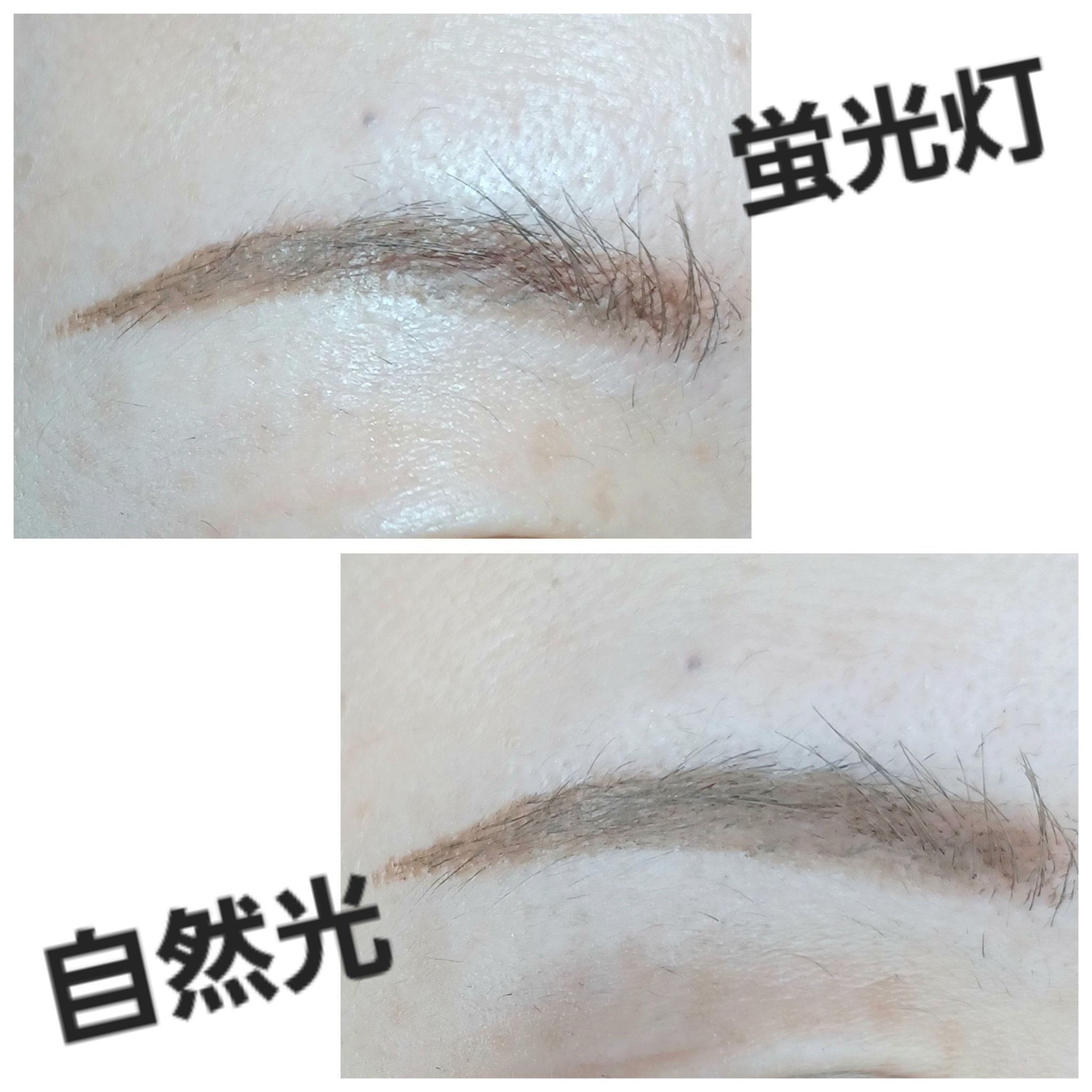 ハンオールブロウカラ/rom&nd/眉マスカラを使ったクチコミ（3枚目）