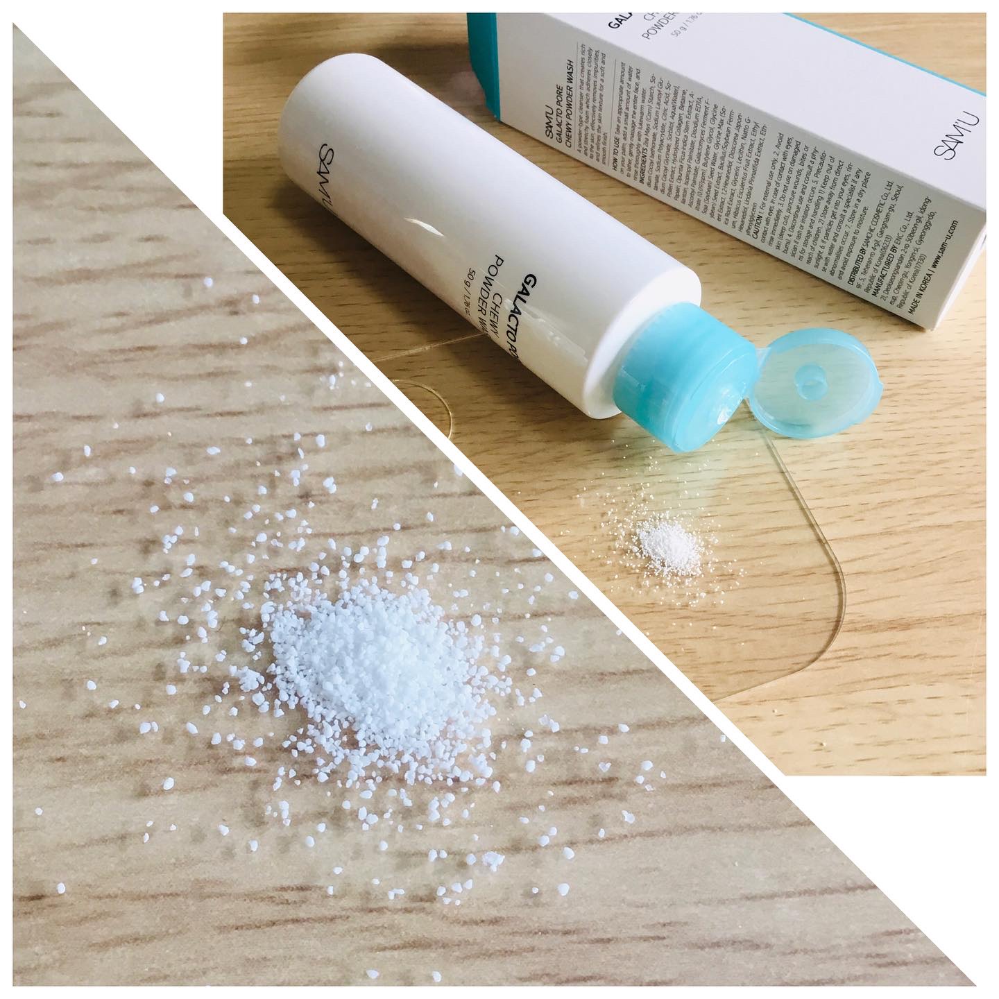 サミュ ガラクトポア チューイー パウダーウォッシュ/SAM'U/洗顔パウダーを使ったクチコミ（2枚目）