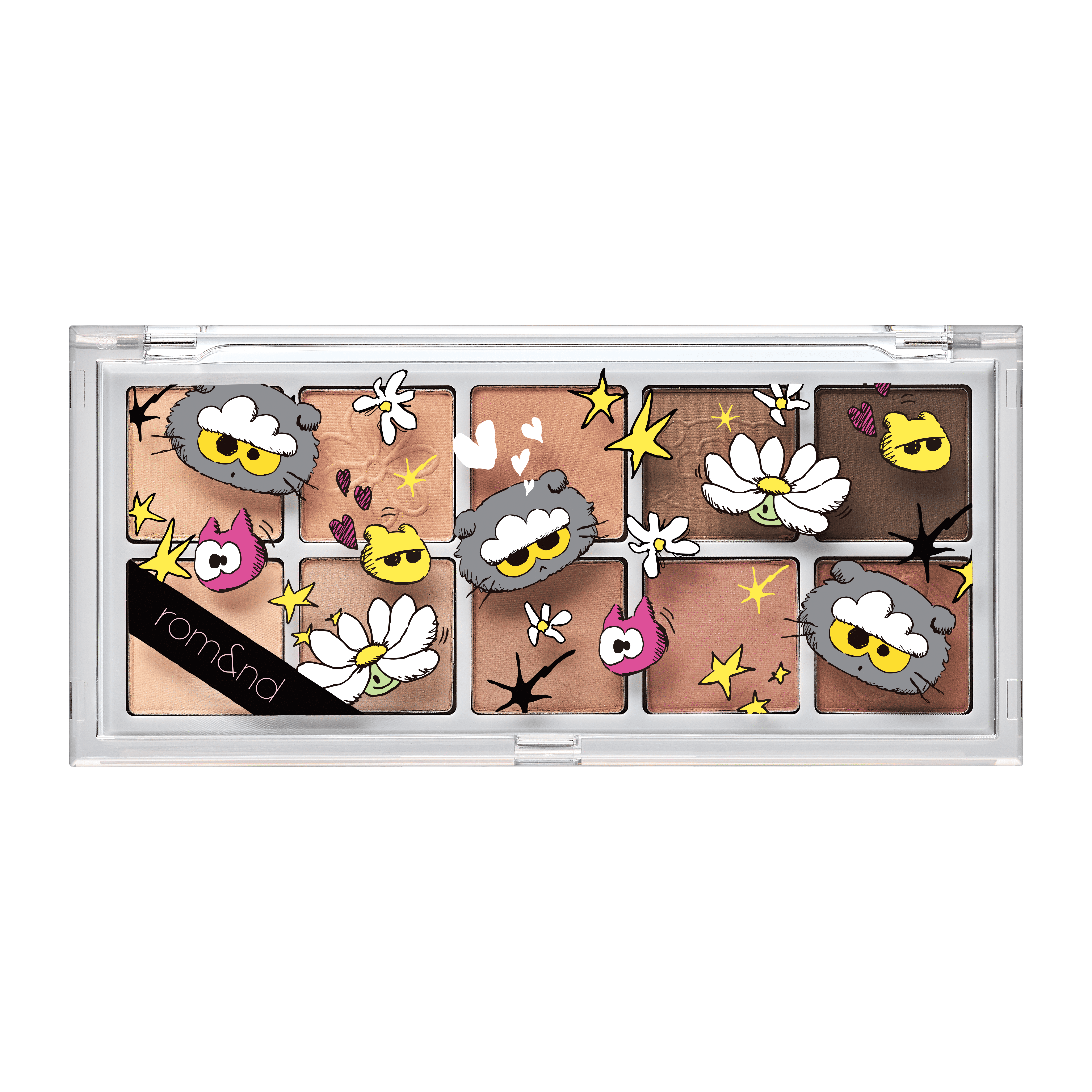 【ドン・キホーテ限定】rom&nd | ZO&FRIENDS　べターザンパレットセット Z02 デイジーポップ+05 シェイドアンドシャドウガーデン